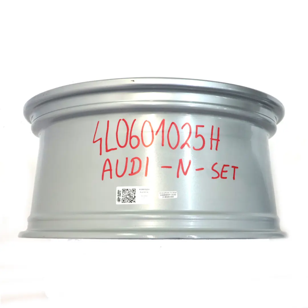 Audi Q7 4L Silver Wheel Alloy Rims Set 20" 9J ET:60 Star Spoke - SKU 4L0601025H - Part number 4L0601025H