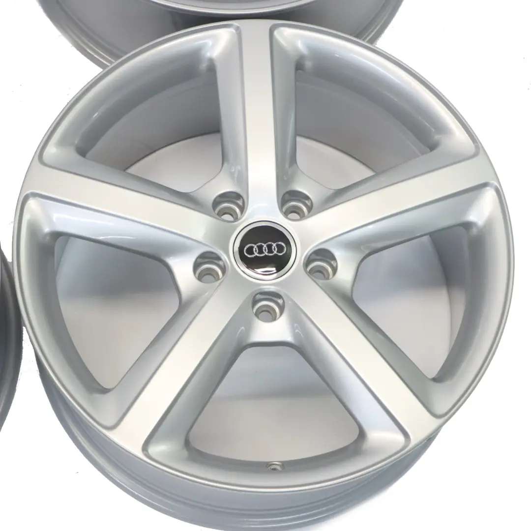 Audi Q7 4L Silver Wheel Alloy Rims Set 20" 9J ET:60 Star Spoke - SKU 4L0601025H - Part number 4L0601025H
