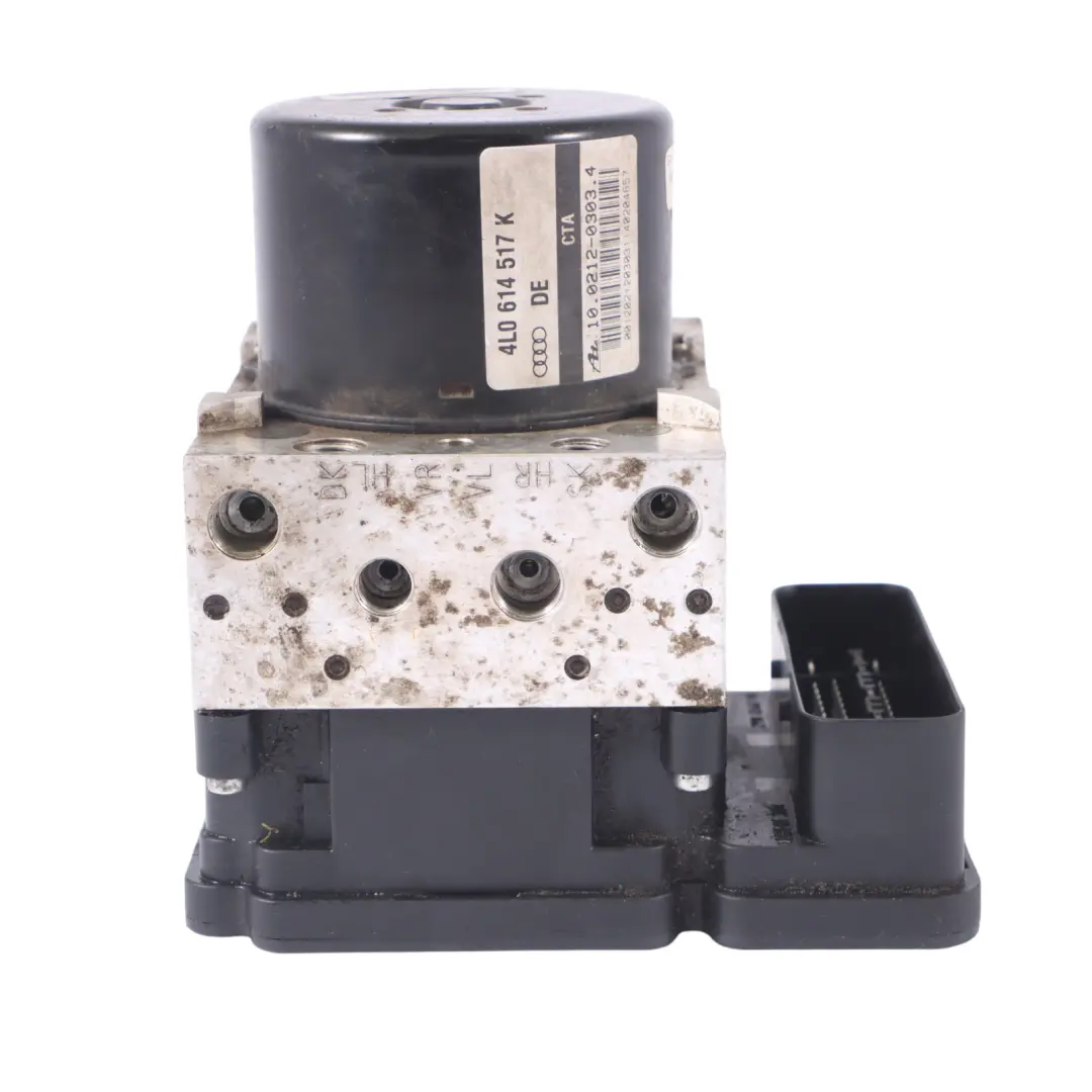 ABS Brake Pump Hydraulic Unit Control Module to Audi Q7 4L with Part number 4L0614517K Audi Q7 4L ABS Brake Pump Hydraulic Unit Control Module - SKU 4L0614517K - Part number 4L0614517K