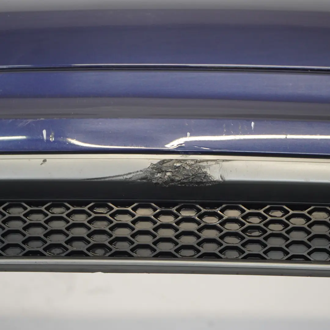 Bumper Trim Panel Covering Mugello Blue Pearl Effect - Z5E to Audi Q7 4L Rear with Part number 4L0807303D Audi Q7 4L Rear Bumper Trim Panel Covering Mugello Blue Pearl Effect - Z5E - SKU 4L0807303D-MUB - Part number 4L0807303D