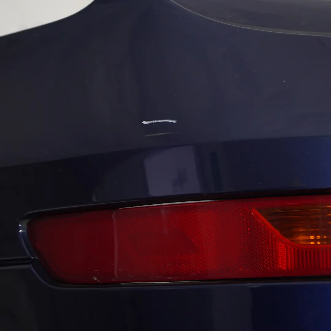 Audi Q7 4L Rear Bumper Trim Panel Covering Mugello Blue Pearl Effect - Z5E - SKU 4L0807303D-MUB - Part number 4L0807303D