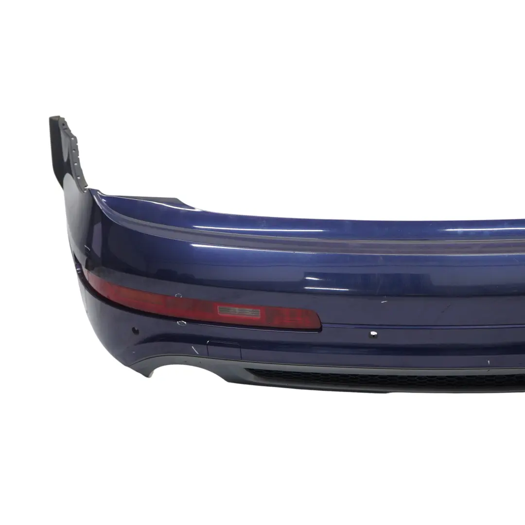 Zderzak Tylny Mugello Blue Pearl Niebieski - Z5E do Audi Q7 4L o numerze 4L0807303D Audi Q7 4L Zderzak Tylny Mugello Blue Pearl Niebieski - Z5E - SKU 4L0807303D-MUB - Numer Części 4L0807303D