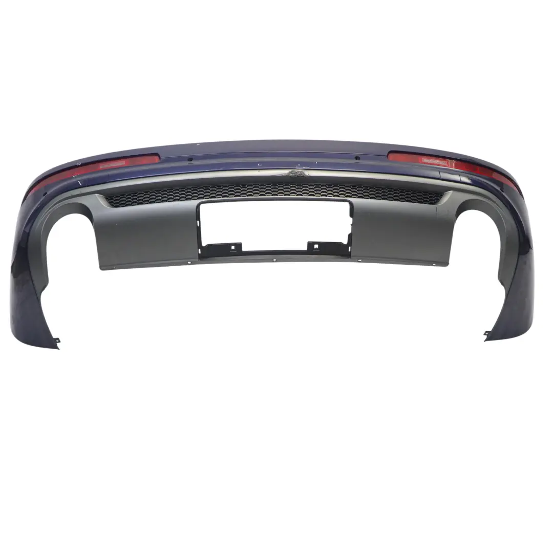 Audi Q7 4L Rear Bumper Trim Panel Covering Mugello Blue Pearl Effect - Z5E - SKU 4L0807303D-MUB - Part number 4L0807303D