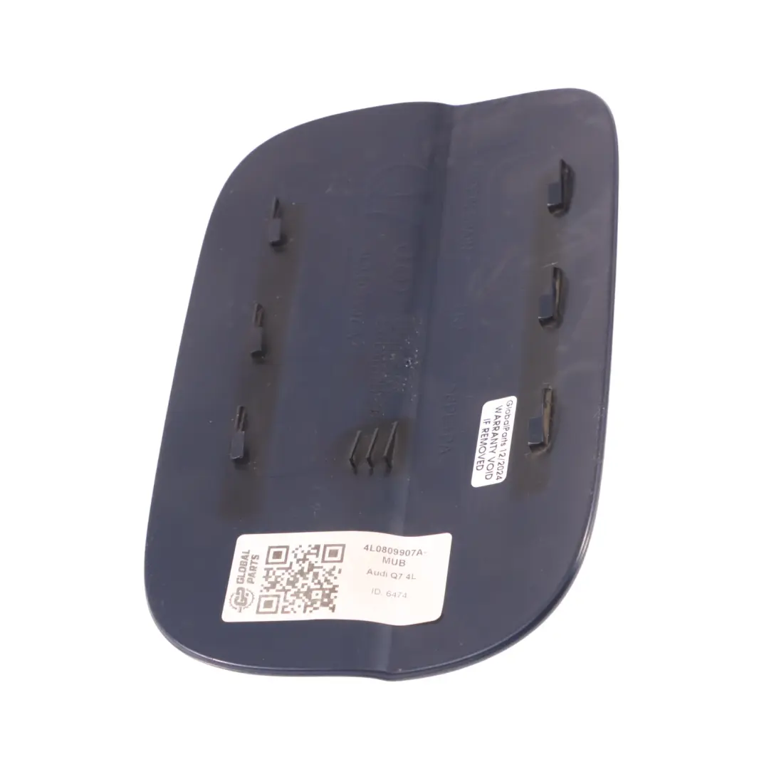 Fill In Filler Flap Cap Cover Lid Mugello Blue Pearl Effect Z5E to Audi Q7 4L Fuel with Part number 4L0809907A Audi Q7 4L Fuel Fill In Filler Flap Cap Cover Lid Mugello Blue Pearl Effect Z5E - SKU 4L0809907A-MUB - Part number 4L0809907A