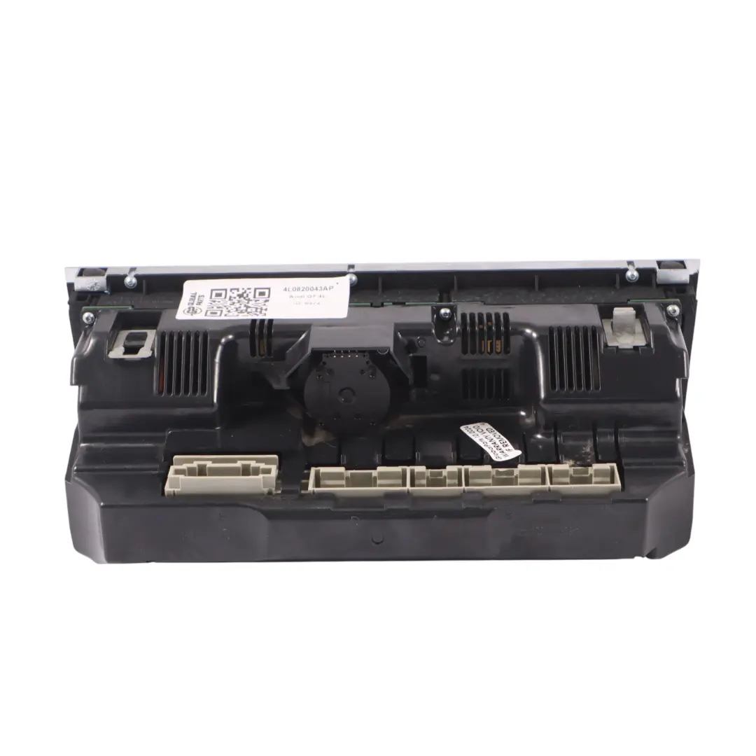 Audi Q7 4L Climate Control Panel Heater Fan A/C Switch Unit 4L0820043F - SKU 4L0820043AP - Part number 4L0820043AP