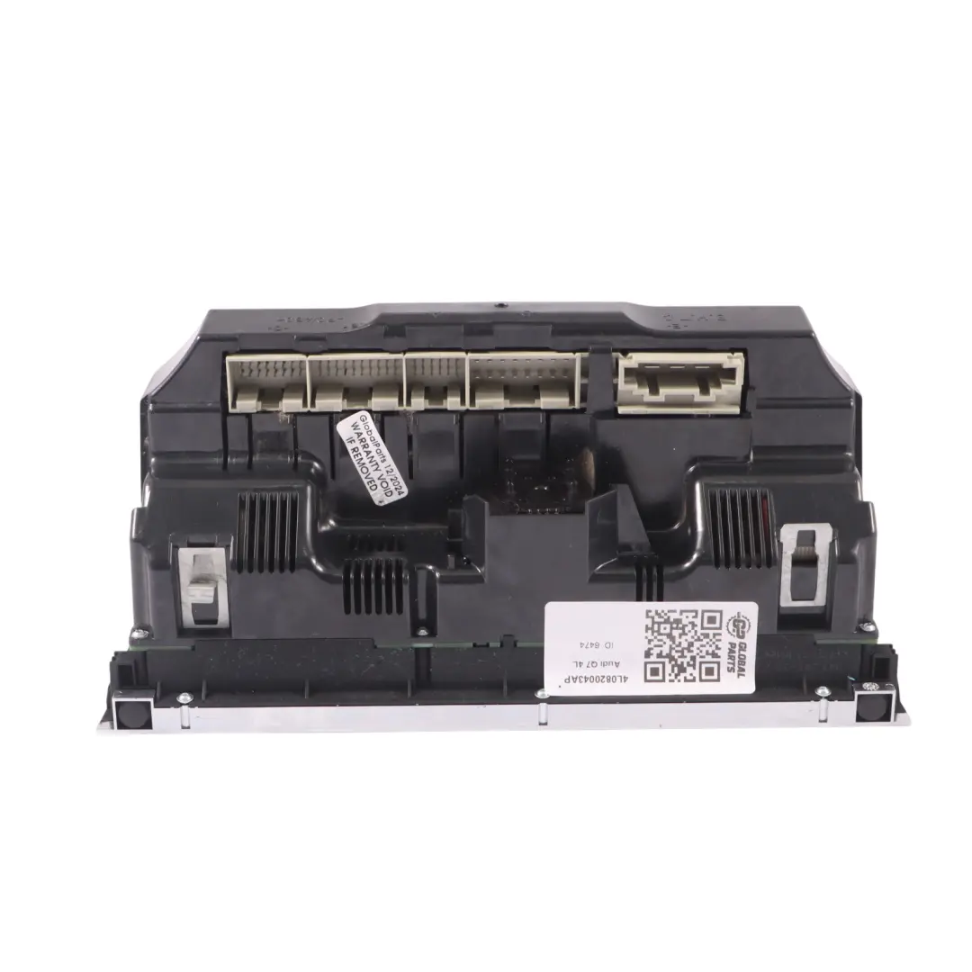 Audi Q7 4L Climate Control Panel Heater Fan A/C Switch Unit 4L0820043F - SKU 4L0820043AP - Part number 4L0820043AP