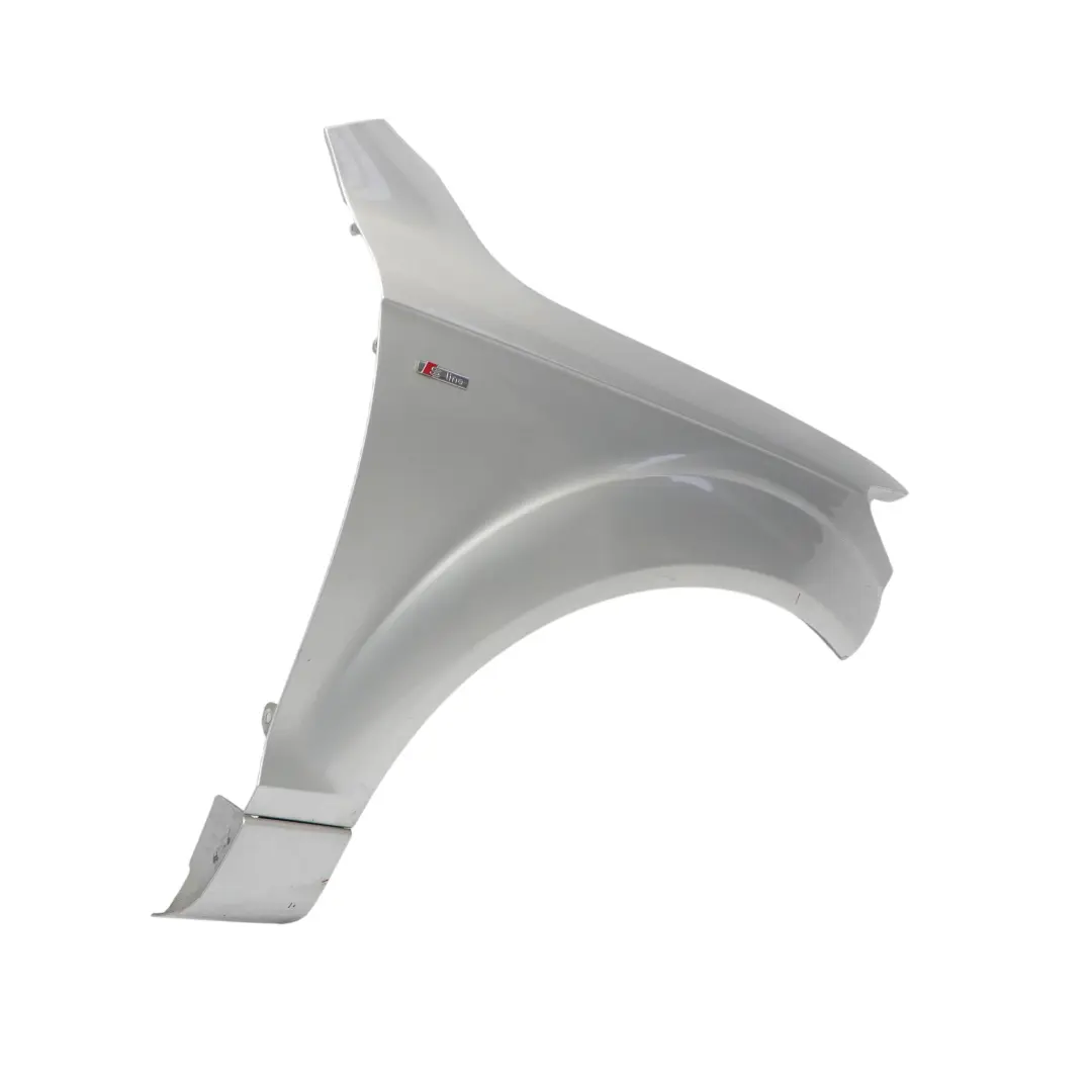 Panel Lateral Delantero Derecho Guardabarros Ice Silver Metallic X7W para Audi Q7 4L con número de pieza 4L0821102 Audi Q7 4L Panel Lateral Delantero Derecho Guardabarros Ice Silver Metallic X7W - SKU 4L0821102-ICS - Número de pieza 4L0821102