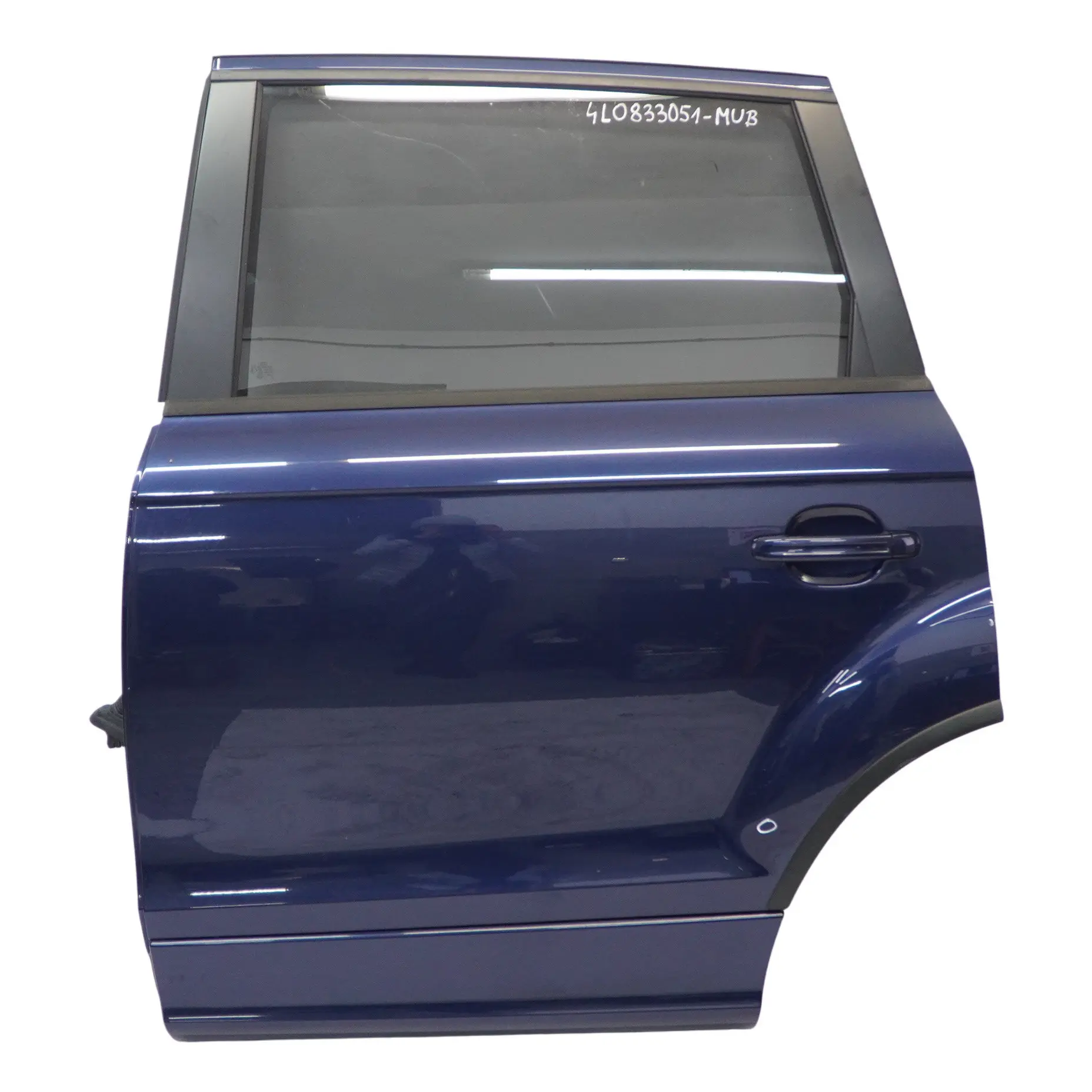 Audi Q7 4L Porta posteriore sinistra Pannello Mugello Blue Pearl - Z5E