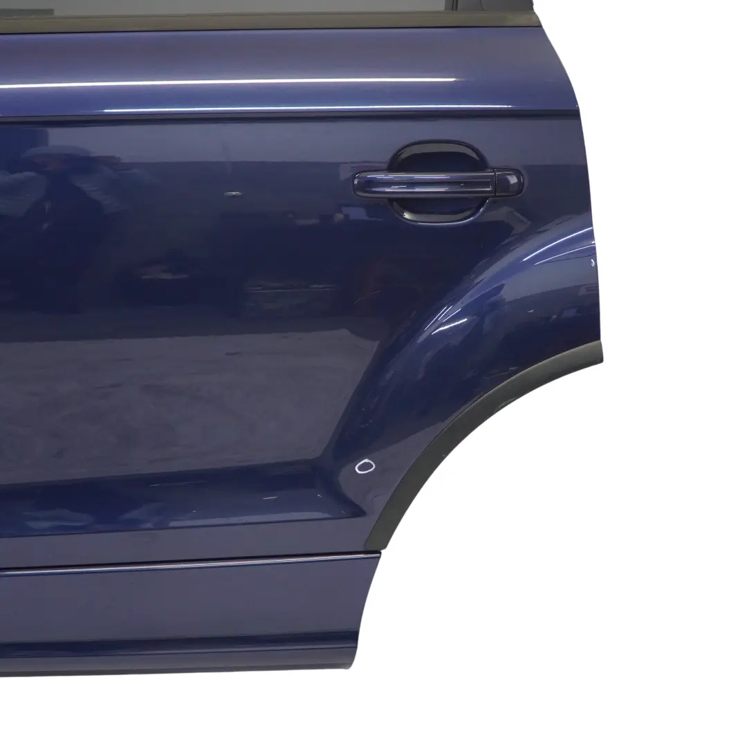 Audi Q7 4L Tür hinten links Verkleidungsplatte Mugello Blue Pearl - Z5E - SKU 4L0833051-MUB - Teilenummer 4L0833051