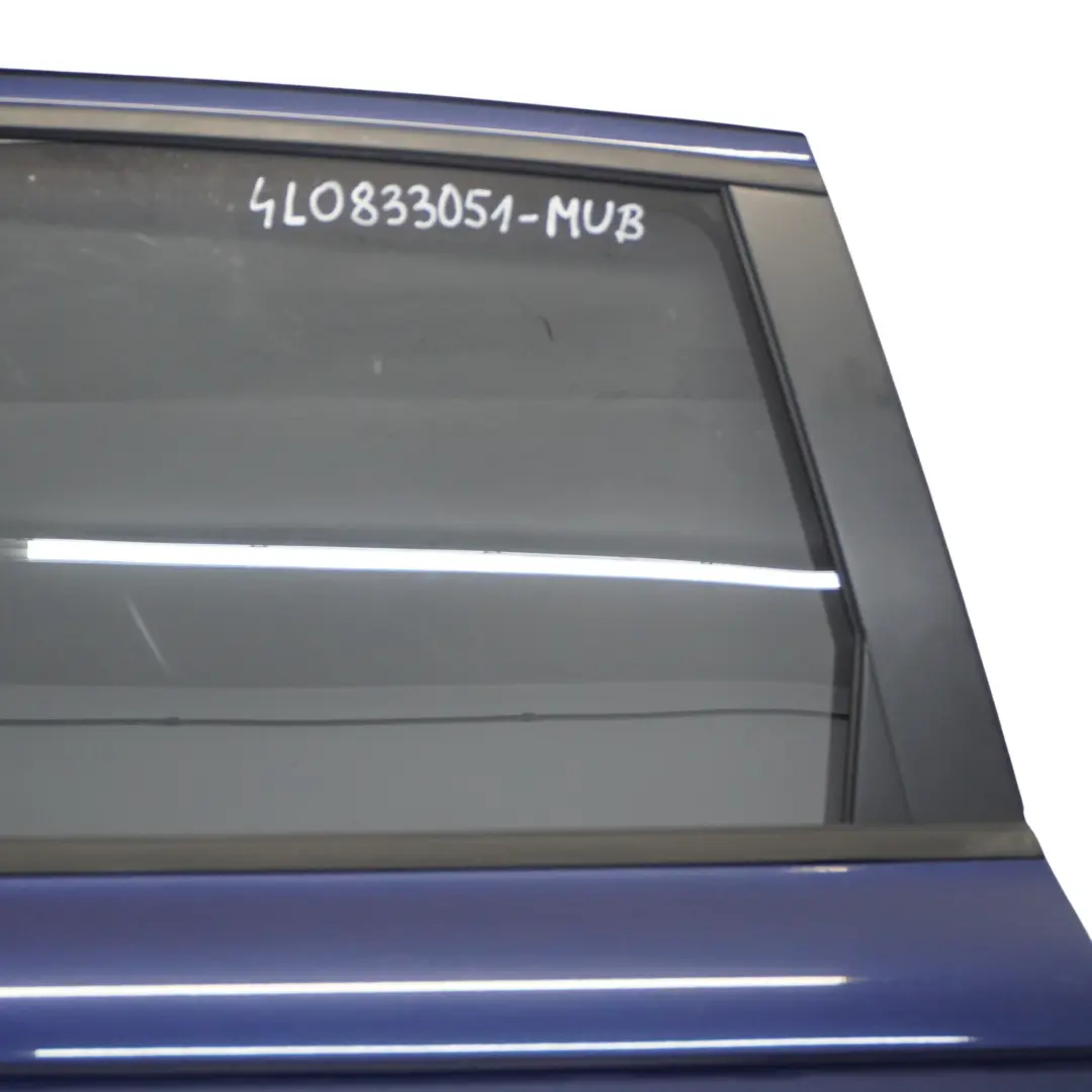 Audi Q7 4L Porte Arrière Gauche Panneau de Recouvrement Mugello Blue Pearl - Z5E - SKU 4L0833051-MUB - Numéro de pièce 4L0833051