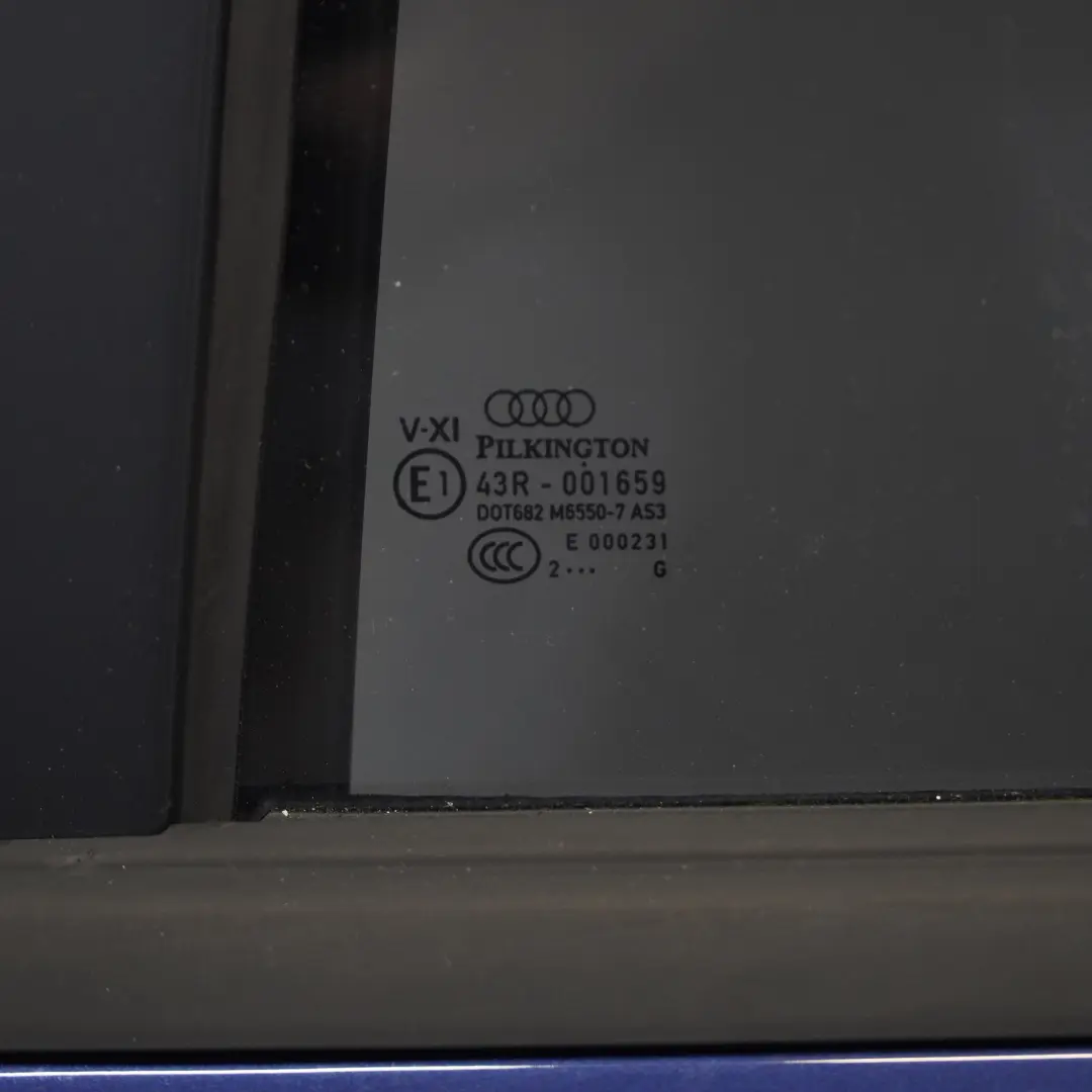 Audi Q7 4L Porte Arrière Gauche Panneau de Recouvrement Mugello Blue Pearl - Z5E - SKU 4L0833051-MUB - Numéro de pièce 4L0833051