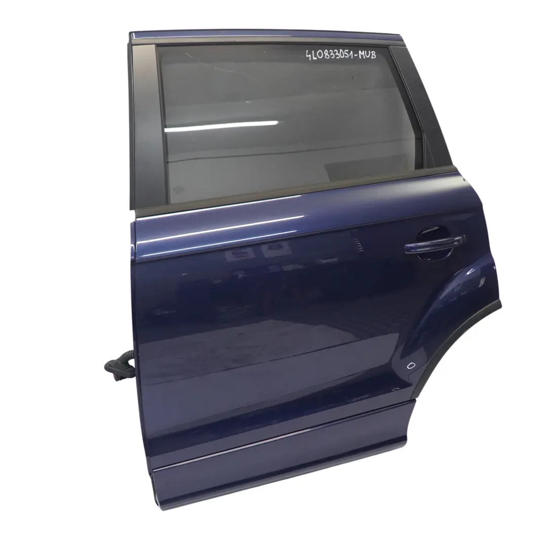 Audi Q7 4L Porte Arrière Gauche Panneau de Recouvrement Mugello Blue Pearl - Z5E - SKU 4L0833051-MUB - Numéro de pièce 4L0833051