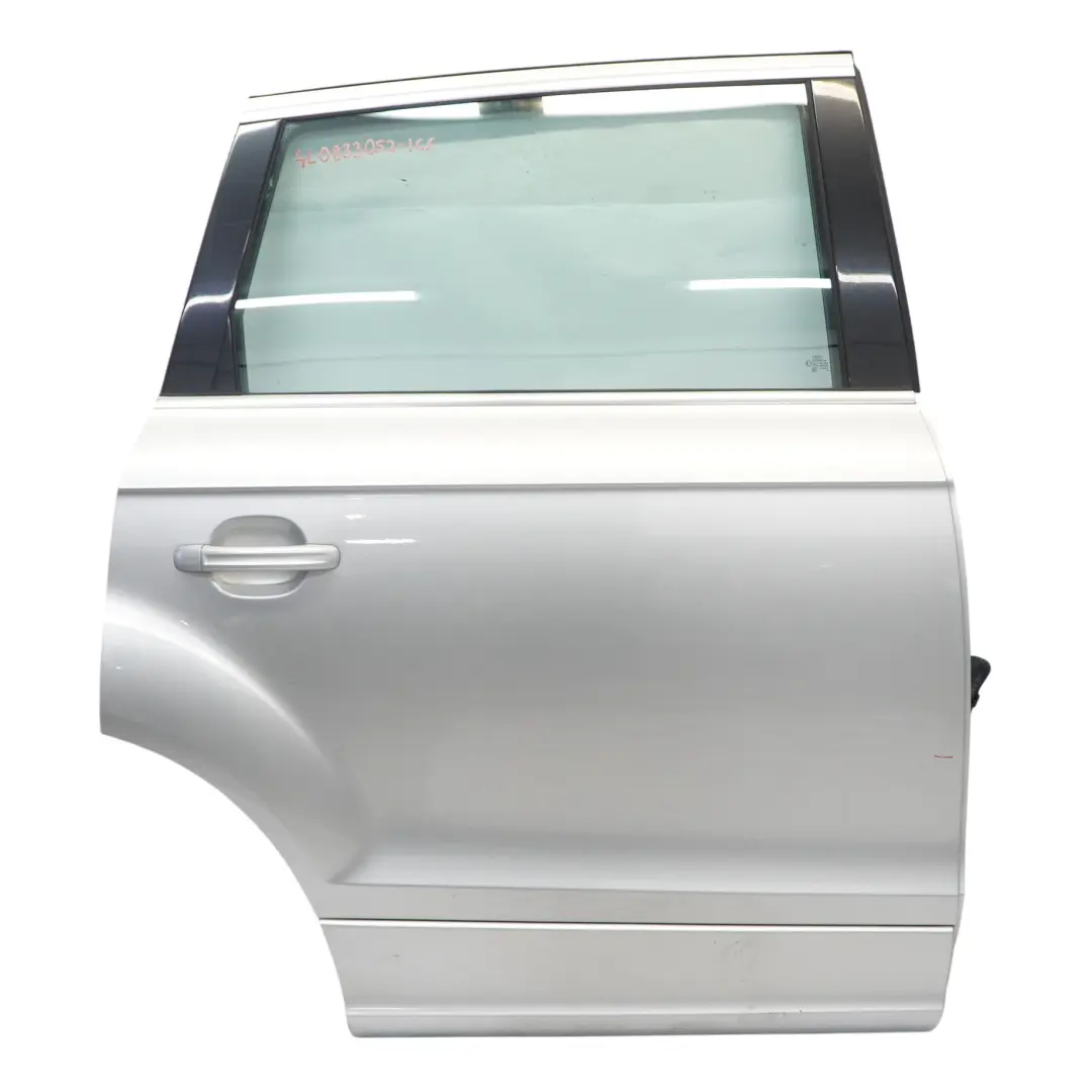 Door Rear Right O/S Covering Panel Ice Silver Metallic - X7W to Audi Q7 4L with Part number 4L0833052 Audi Q7 4L Door Rear Right O/S Covering Panel Ice Silver Metallic - X7W - SKU 4L0833052-ICS - Part number 4L0833052