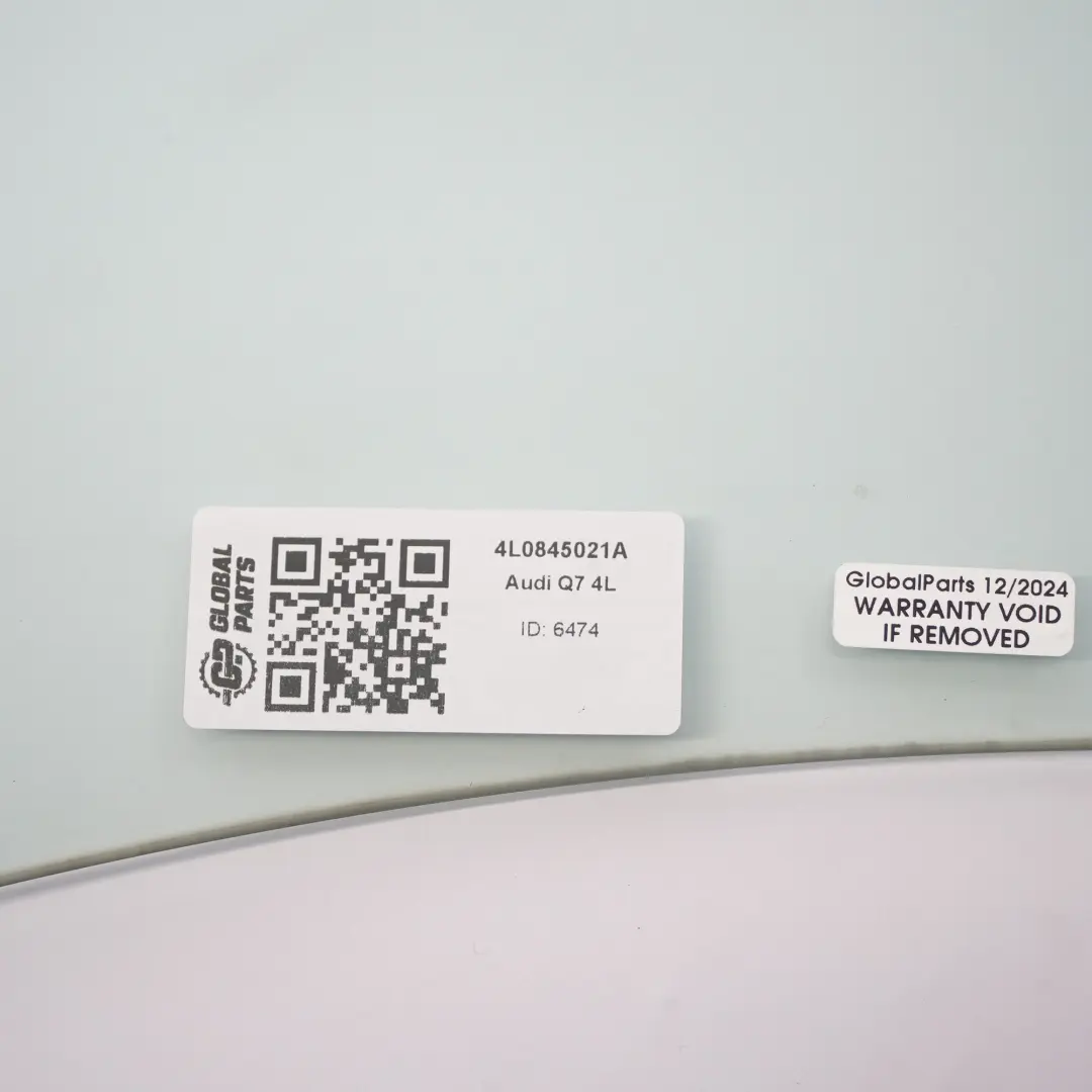 Vetro Finestra Porta Anteriore Sinistra AS2 Verde per AUDI Q7 4L Quattro con numero di parte 4L0845021A AUDI Q7 4L Quattro Vetro Finestra Porta Anteriore Sinistra AS2 Verde - SKU 4L0845021A - Numero di parte 4L0845021A