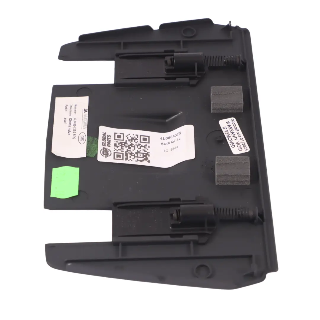 Audi Q7 4L Centre Console Trim Cover Panel Black - SKU 4L0864375 - Part number 4L0864375
