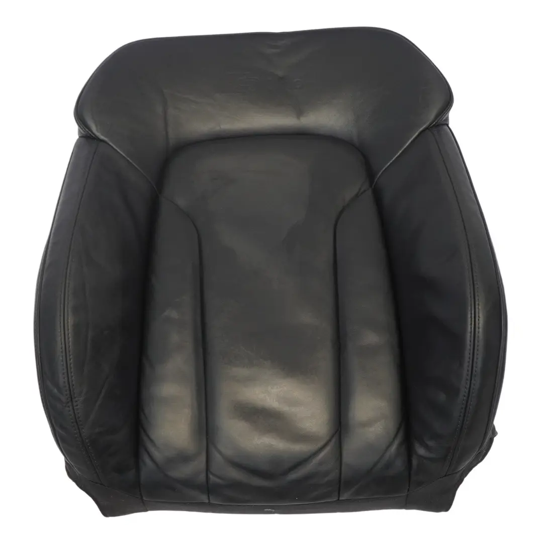 Backrest Cover Front Seat Right O/S S Line Heated Panel Black Leather to Audi Q7 4L with Part number 4L0881806F Audi Q7 4L Backrest Cover Front Seat Right O/S S Line Heated Panel Black Leather - SKU 4L0881806F - Part number 4L0881806F