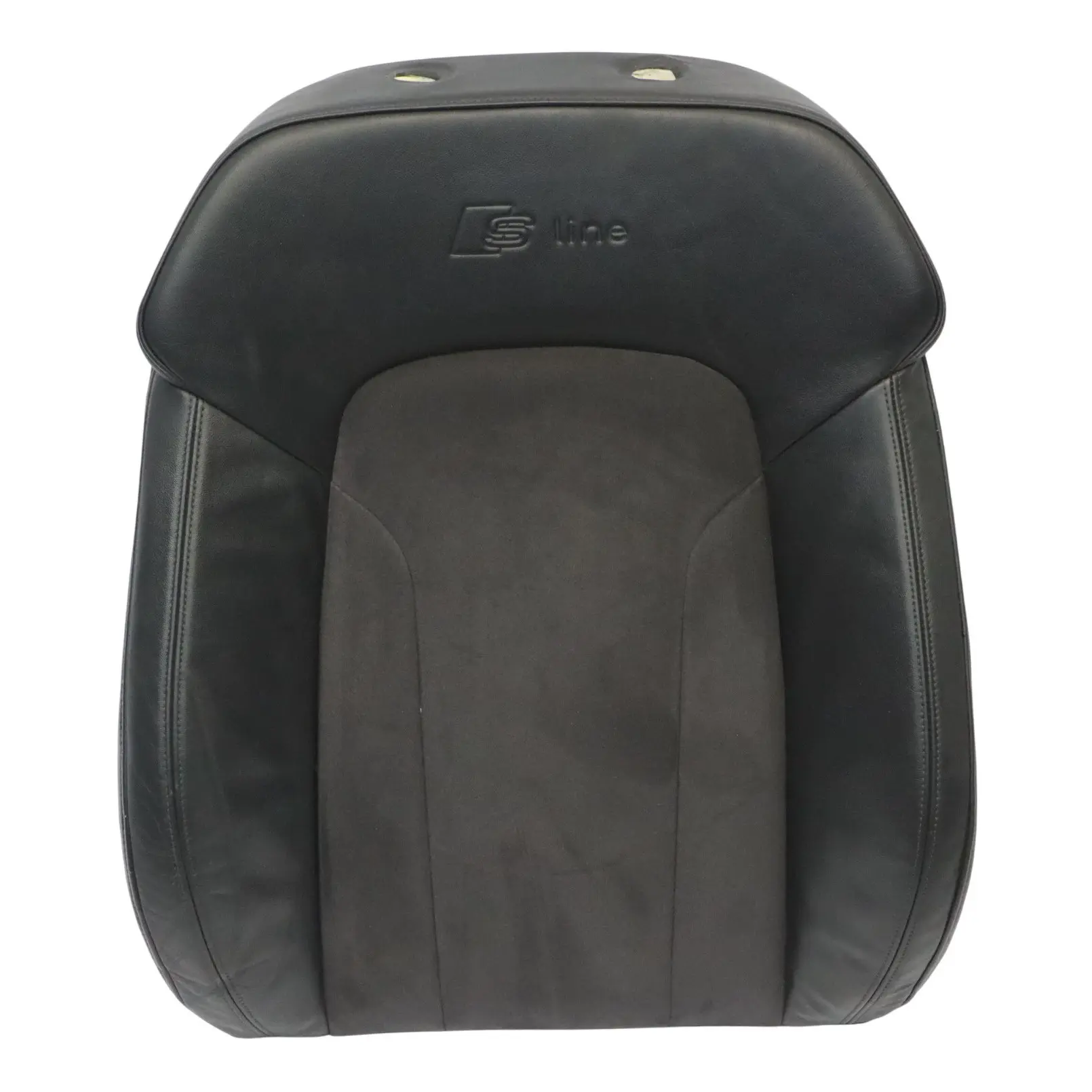 Audi Q7 4L Seat Backrest Front Right O/S Sport Heated Leather Alcantara Black