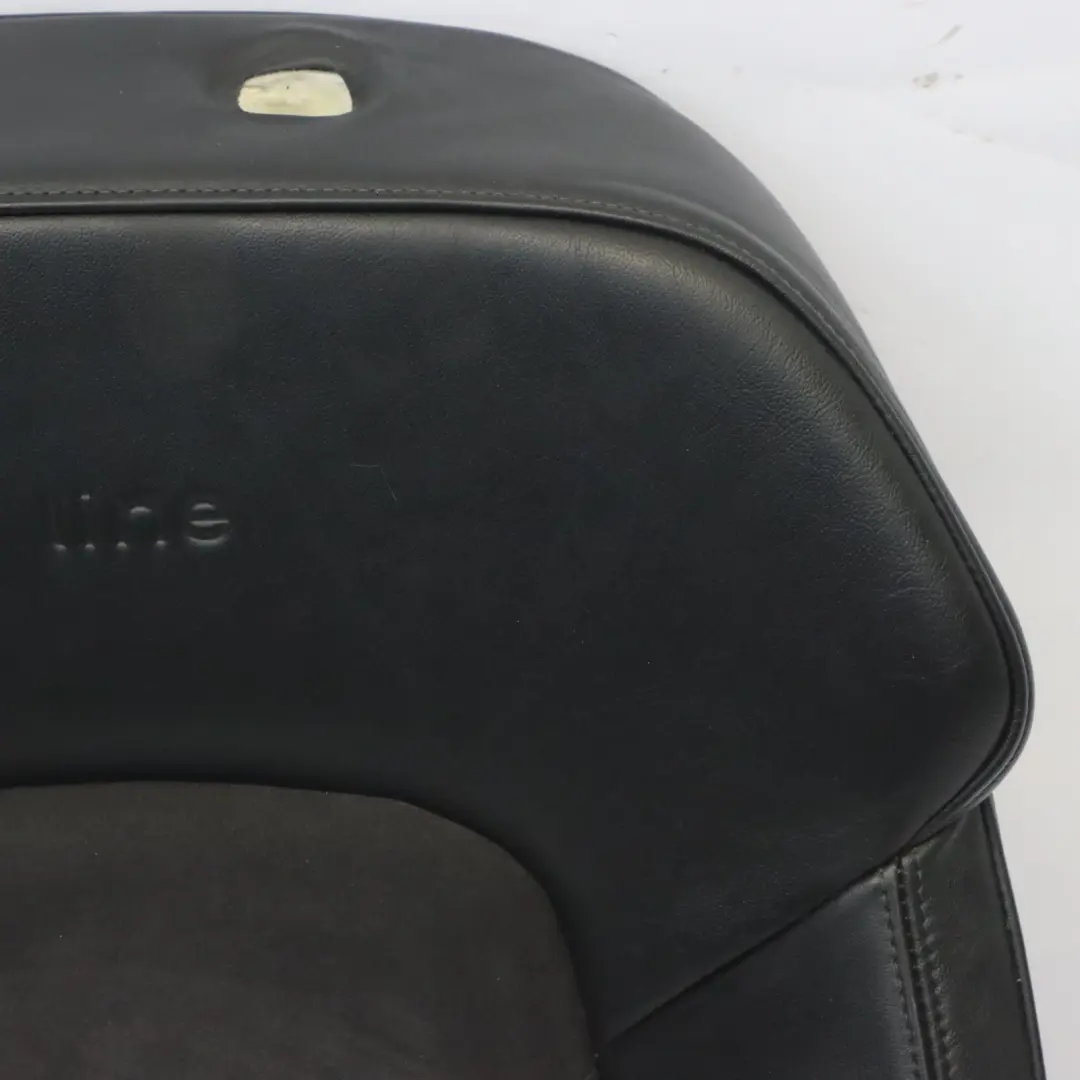 Respaldo Delantero Derecho Sport Calefactable Cuero Alcantara Negro para Audi Q7 4L con número de pieza 4L0881806G Audi Q7 4L Respaldo Delantero Derecho Sport Calefactable Cuero Alcantara Negro - SKU 4L0881806G - Número de pieza 4L0881806G