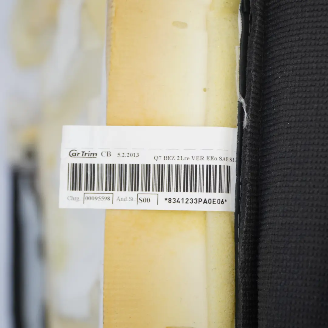 Copertura Schienale Sedile Anteriore Destro Sinistro Nero per Audi Q7 4L con numero di parte 4L0883806K Audi Q7 4L Copertura Schienale Sedile Anteriore Destro Sinistro Nero - SKU 4L0883806K - Numero di parte 4L0883806K