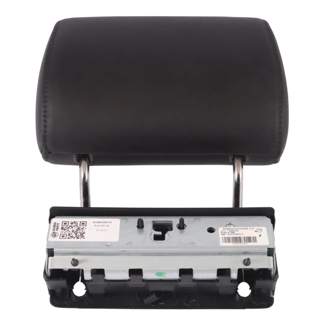 Headrest Rear Left Right N/O/S Head Rest Black Leather to Audi Q7 4L with Part number 4L0883901M Audi Q7 4L Headrest Rear Left Right N/O/S Head Rest Black Leather - SKU 4L0883901M - Part number 4L0883901M