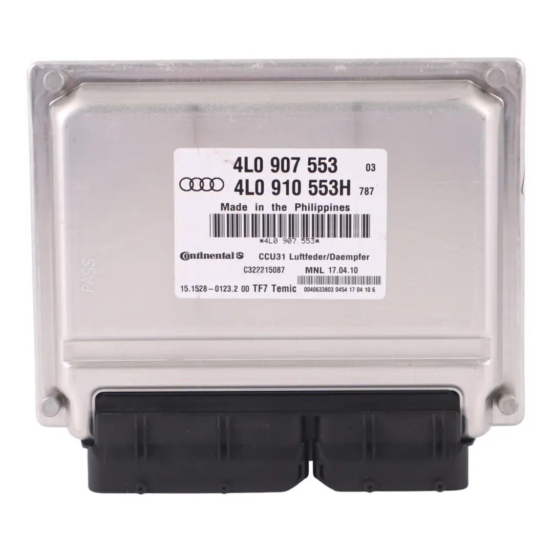 Luftfederung Modul Regelung Steuergerät für Audi Q7 4L mit Teilenummer 4L0910553H Audi Q7 4L Luftfederung Modul Regelung Steuergerät - SKU 4L0910553H - Teilenummer 4L0910553H