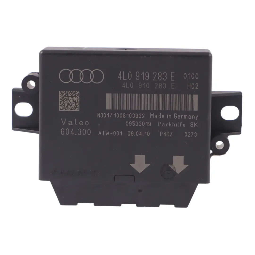 PDC Module de contrôle capteur distance stationnement ECU pour Audi Q7 4L à propos du numéro de pièce 4L0919283E Audi Q7 4L PDC Module de contrôle capteur distance stationnement ECU - SKU 4L0919283E - Numéro de pièce 4L0919283E