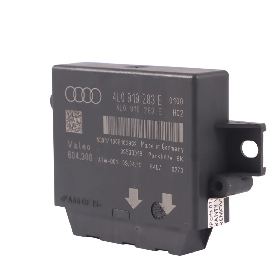 PDC Parking Distance Sensor Control Module Unit ECU to Audi Q7 4L with Part number 4L0919283E Audi Q7 4L PDC Parking Distance Sensor Control Module Unit ECU - SKU 4L0919283E - Part number 4L0919283E