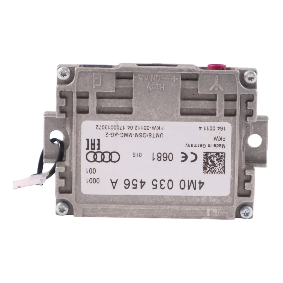 Wzmacniacz Antenowy do Audi A4 B9 o numerze 4M0035456A Audi A4 B9 Wzmacniacz Antenowy - SKU 4M0035456A - Numer Części 4M0035456A