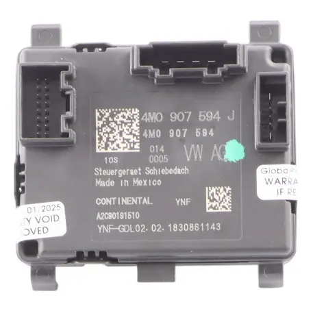 Audi Q5 FY Top Sunroof Opener Control Module Unit ECU 4M0907594J