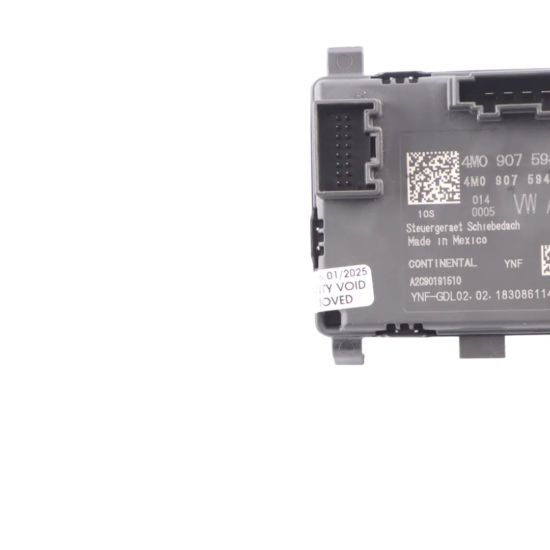 Module De Commande Ouverture Toit Ouvrant Supérieur ECU pour Audi Q5 FY à propos du numéro de pièce 4M0907594J Audi Q5 FY Module De Commande Ouverture Toit Ouvrant Supérieur ECU - SKU 4M0907594J - Numéro de pièce 4M0907594J