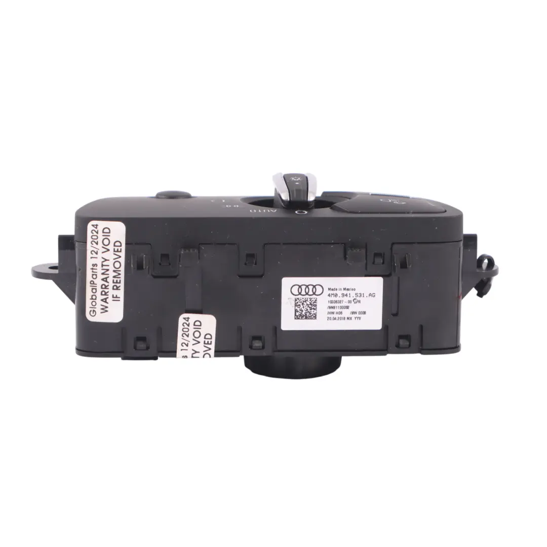 Faro antiniebla Botón Luz Panel de Control Unidad para Audi Q5 FY con número de pieza 4M0941531AG Audi Q5 FY Faro antiniebla Botón Luz Panel de Control Unidad - SKU 4M0941531AG - Número de pieza 4M0941531AG