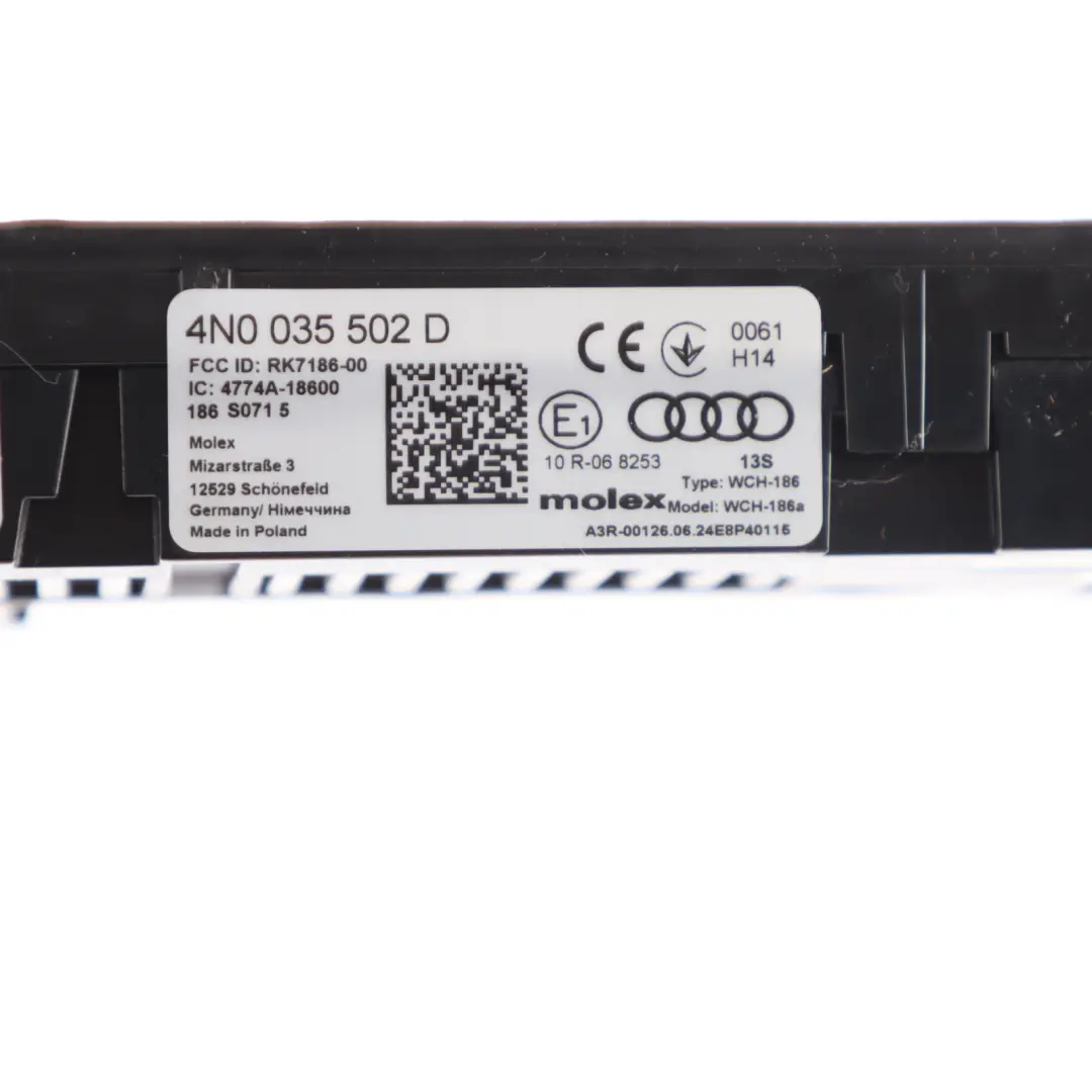 Audi S3 8Y Wireless Charging Station Phone Control Module Unit - SKU 4N0035502D - Part number 4N0035502D