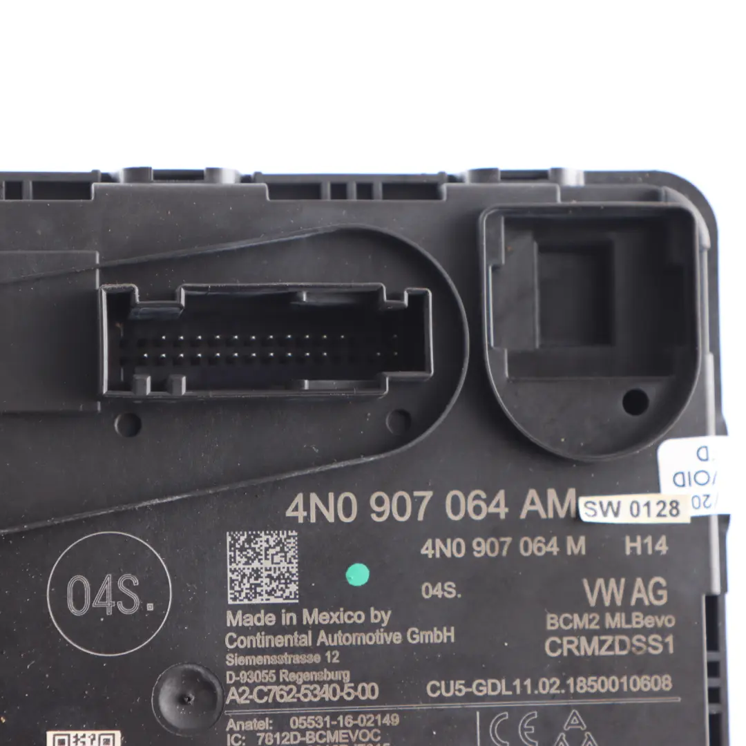 Audi Q5 FY Body Control Unit Module BCM2 On-board Power Supply 4N0907064AH - SKU 4N0907064AM - Part number 4N0907064AM