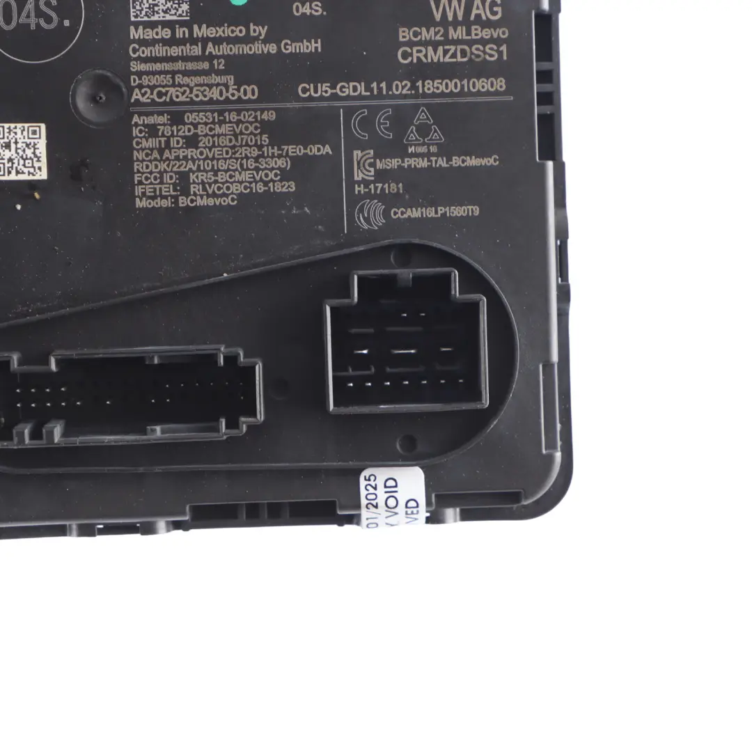 Audi Q5 FY Body Control Unit Module BCM2 On-board Power Supply 4N0907064AH - SKU 4N0907064AM - Part number 4N0907064AM