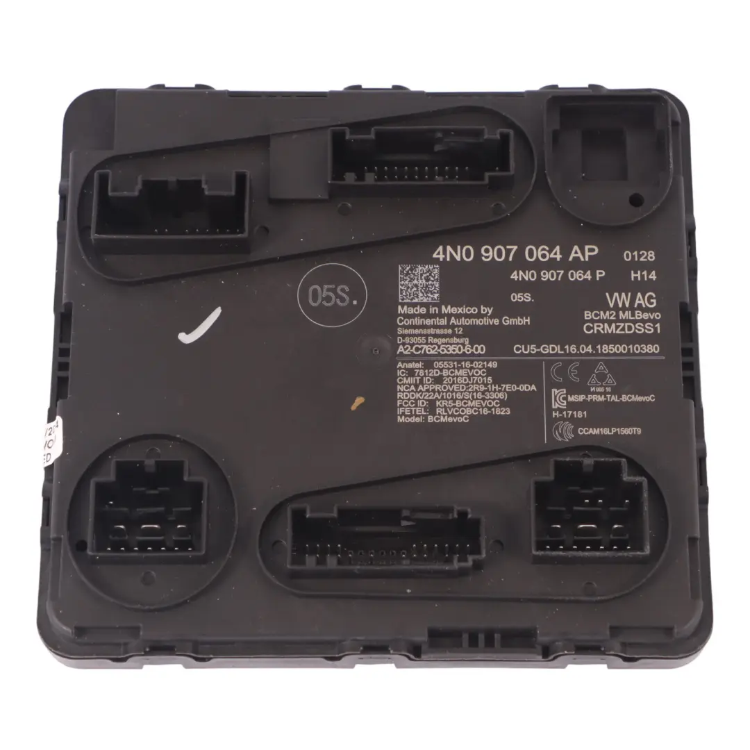 Karosserie-Steuergerät BCM Convenience-Einheit ECU für Audi Q5 FY mit Teilenummer 4N0907064AP Audi Q5 FY Karosserie-Steuergerät BCM Convenience-Einheit ECU - SKU 4N0907064AP - Teilenummer 4N0907064AP