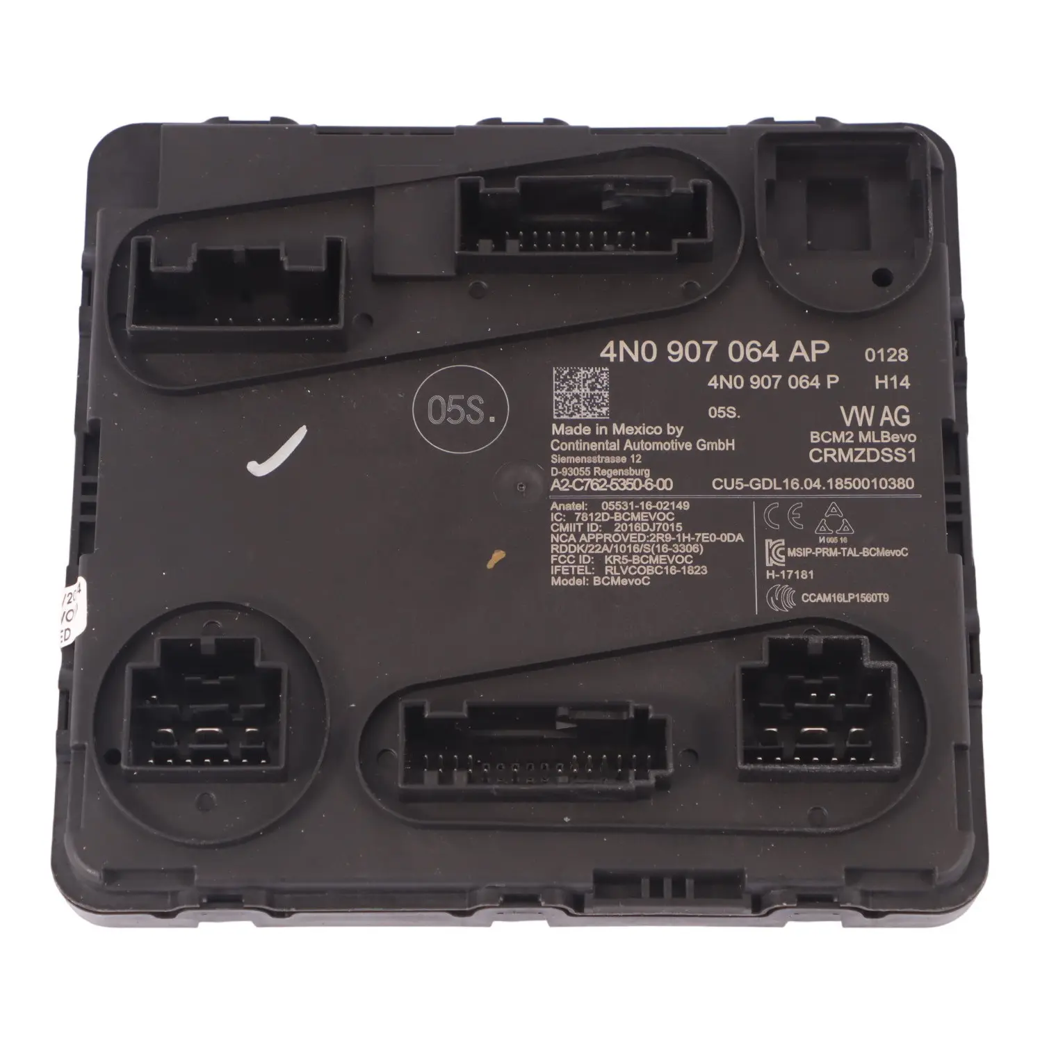 Audi Q5 FY Module de l'unité de confort BCM Unité de commodité ECU 4N0907064AP