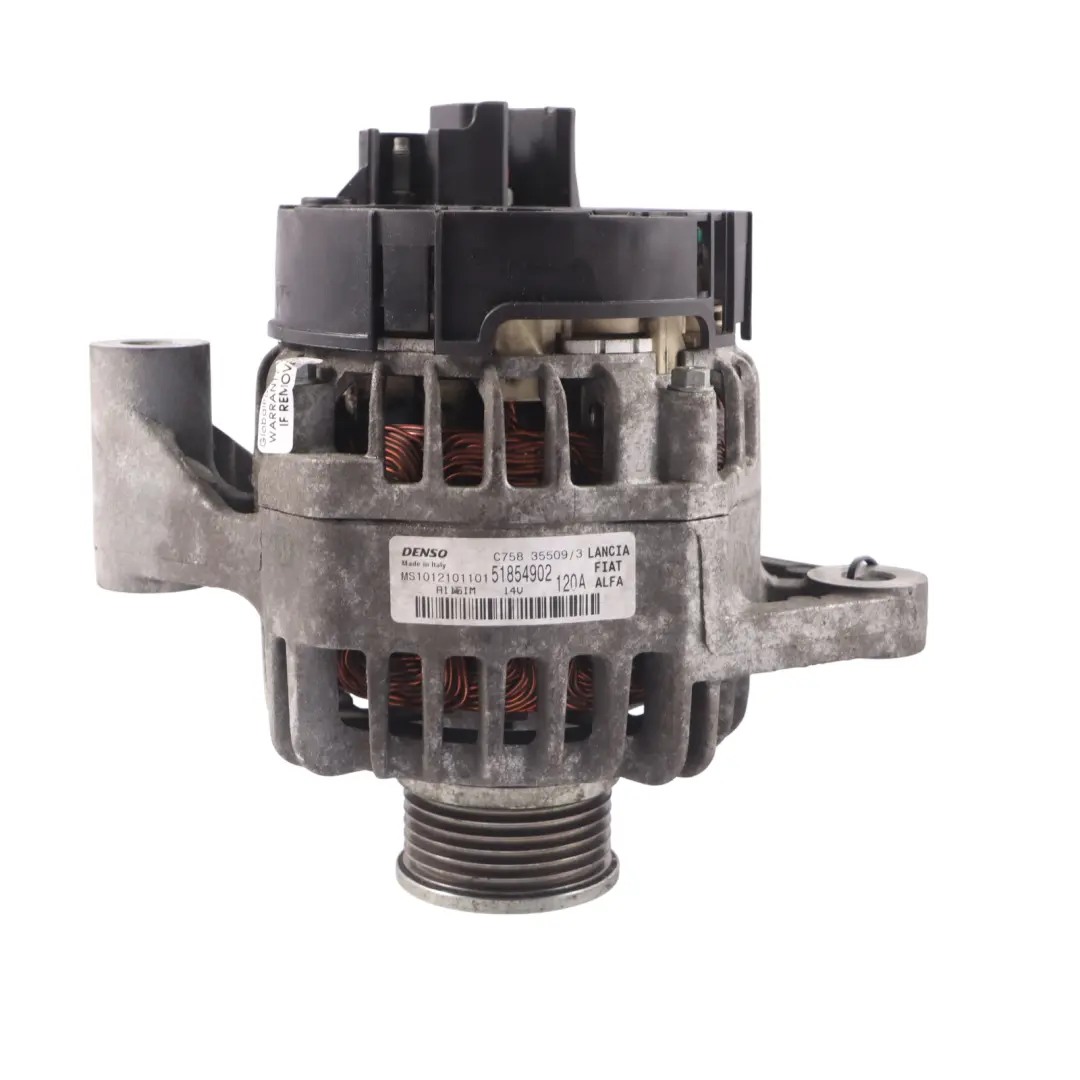 Alternatore Generatore Denso 120A 14V per Fiat Doblo 1.6 Diesel con numero di parte 51854902 Fiat Doblo 1.6 Diesel Alternatore Generatore Denso 120A 14V - SKU 51854902 - Numero di parte 51854902