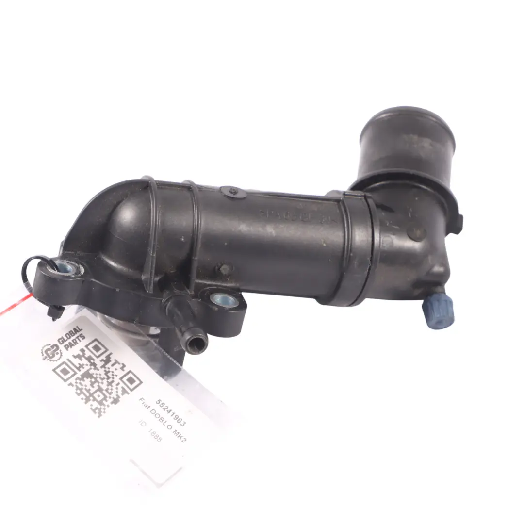 Coolant Thermostat Line Tube Hose Pipe Housing to Fiat Doblo 2.0 Diesel with Part number 55241963 Fiat Doblo 2.0 Diesel Coolant Thermostat Line Tube Hose Pipe Housing - SKU 55241963 - Part number 55241963