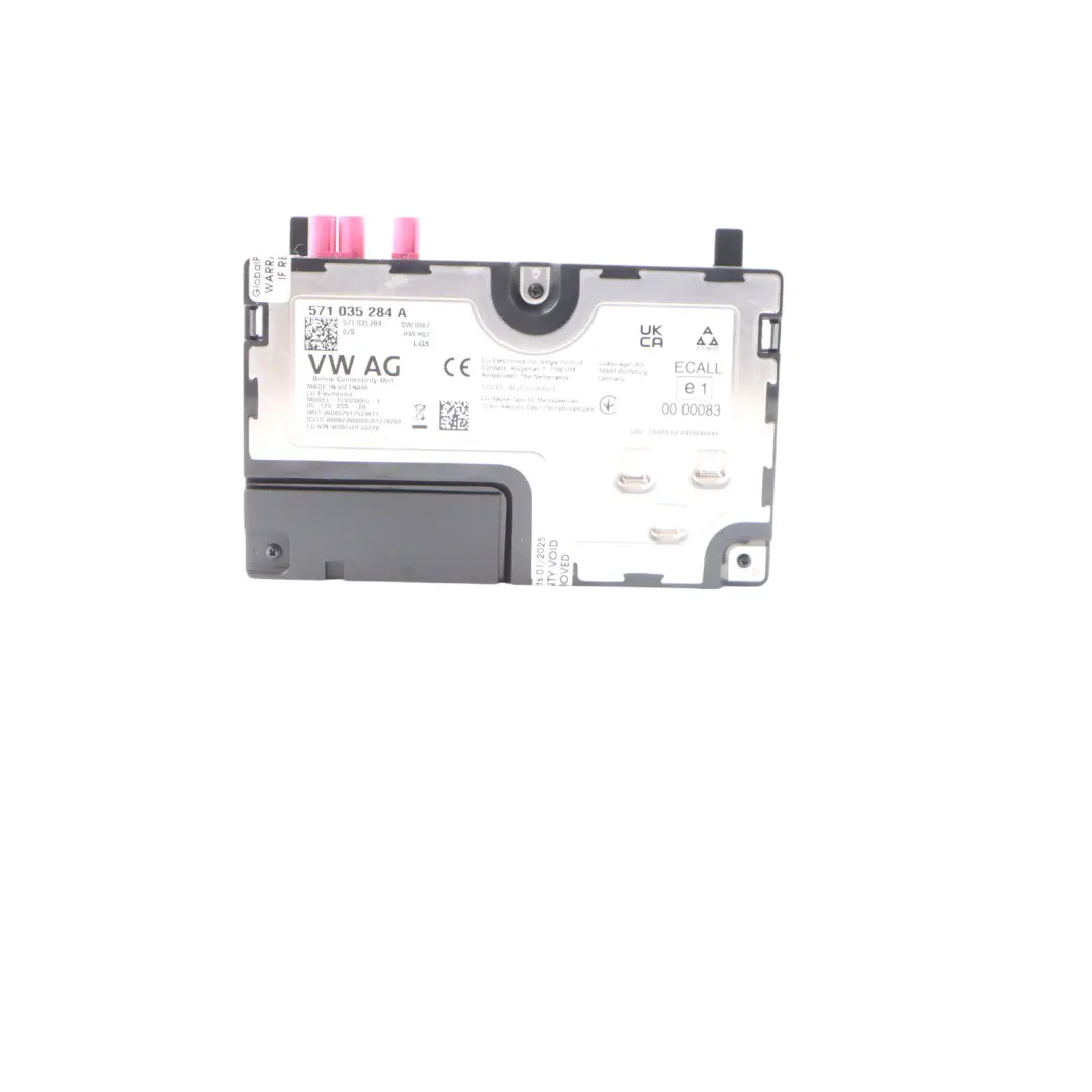 8Y Bluetooth Module Multimedia Control Unit Cover Unit to Audi S3 with Part number 571035284A Audi S3 8Y Bluetooth Module Multimedia Control Unit Cover Unit - SKU 571035284A - Part number 571035284A