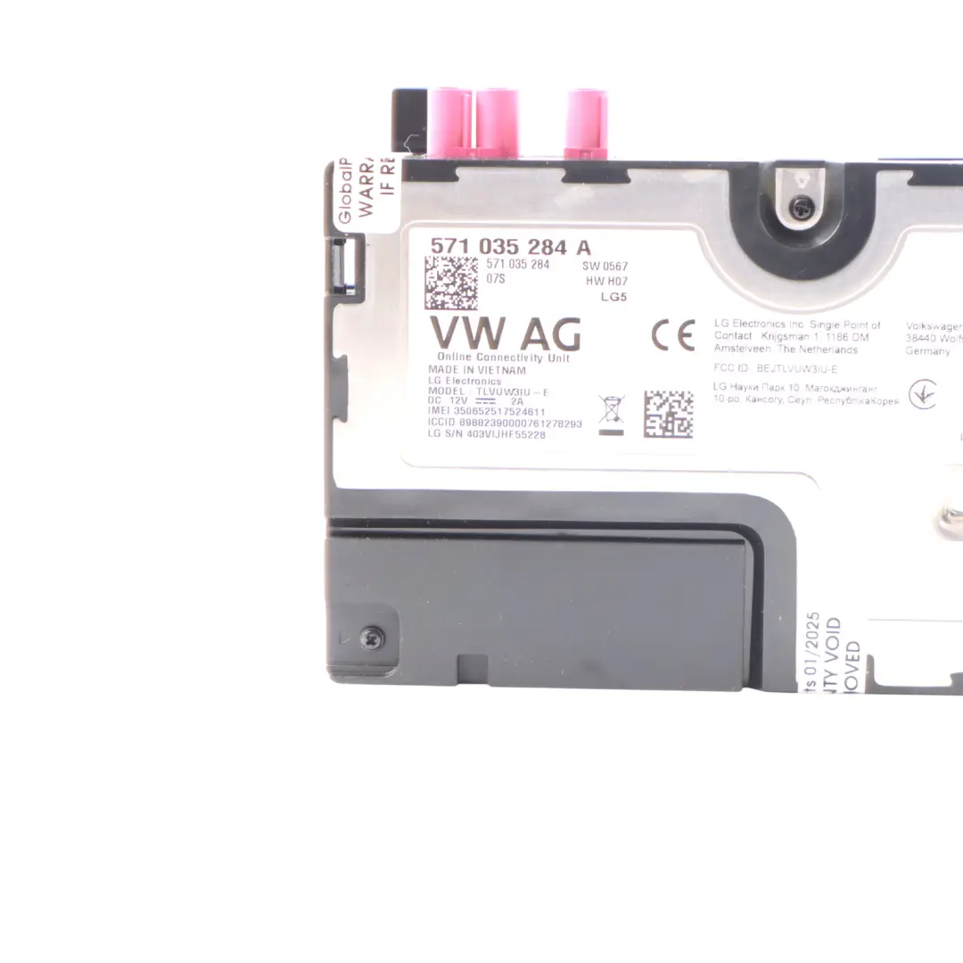 8Y Bluetooth Module Multimedia Control Unit Cover Unit to Audi S3 with Part number 571035284A Audi S3 8Y Bluetooth Module Multimedia Control Unit Cover Unit - SKU 571035284A - Part number 571035284A