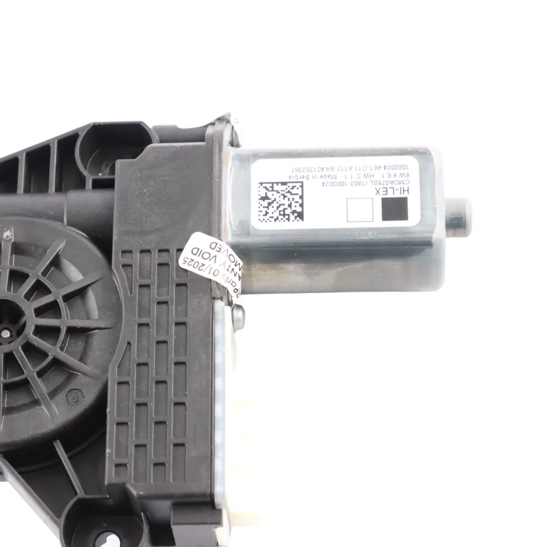 BMW F40 Alzacristalli Anteriore Sinistra Regolatore Meccanismo Motore - SKU 5A02D61 - Numero di parte 5A02D61