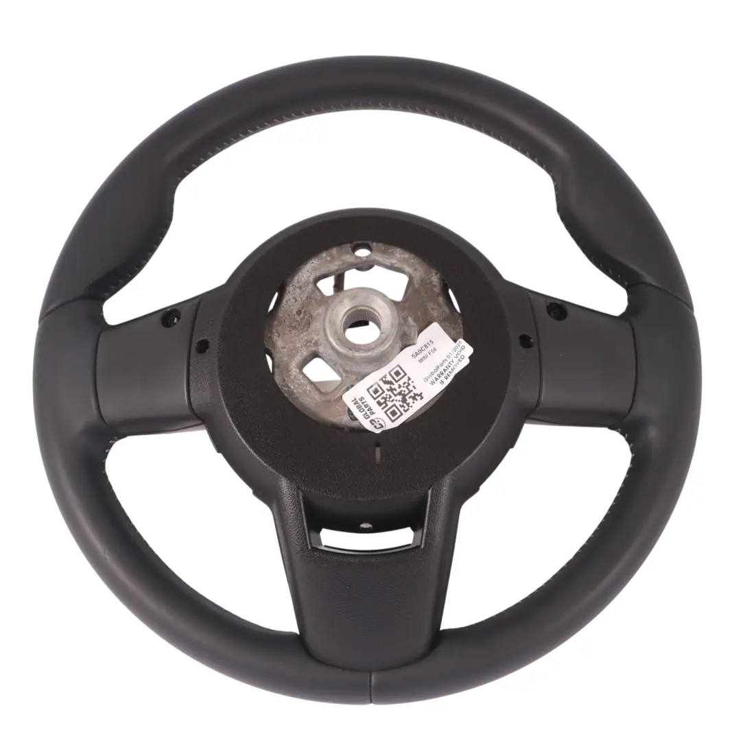 Volante Mini F54 F55 F56 F60 LCI Pelle Nera Sport Filetti Bianchi - SKU 5A0C815 - Numero di parte 5A0C815