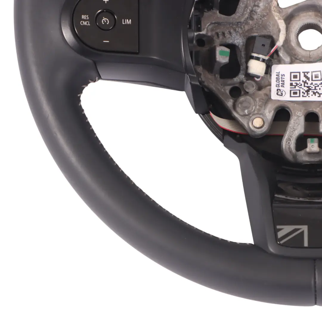 Pelle Nera Sport Filetti Bianchi per Volante Mini F54 F55 F56 F60 LCI con numero di parte 5A0C815 Volante Mini F54 F55 F56 F60 LCI Pelle Nera Sport Filetti Bianchi - SKU 5A0C815 - Numero di parte 5A0C815