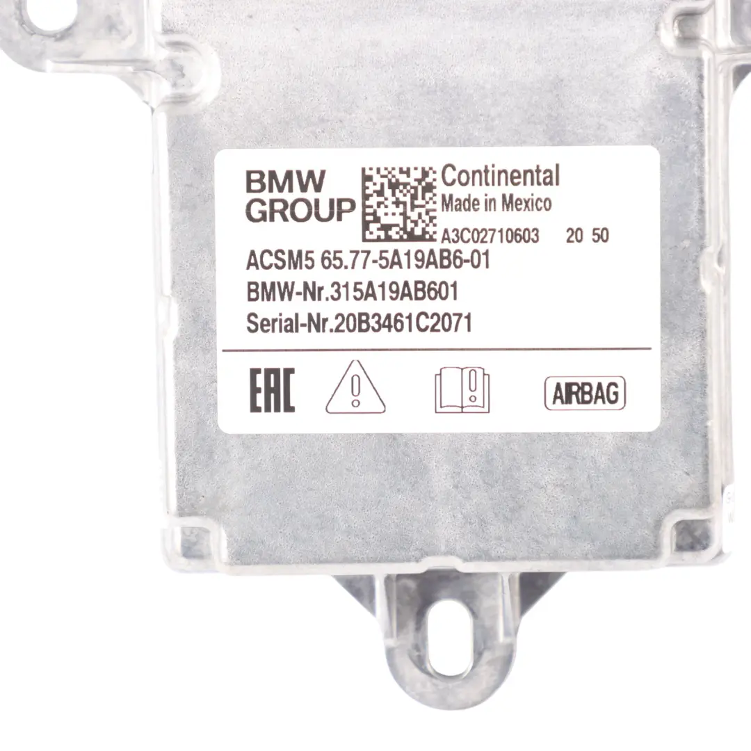 Air Module BMW G38 G08 G01 F97 X3M F98 X4M Domain Control Module Unit - SKU 5A19AB6 - Part number 5A19AB6