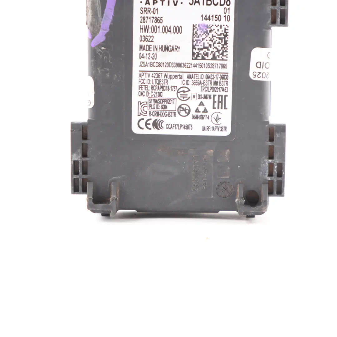 Blind Spot Sensor Module BMW G16 X4M F98 Distance Sensor Monitor Unit to with Part number 5A1BCD8 Blind Spot Sensor Module BMW G16 X4M F98 Distance Sensor Monitor Unit - SKU 5A1BCD8-1 - Part number 5A1BCD8