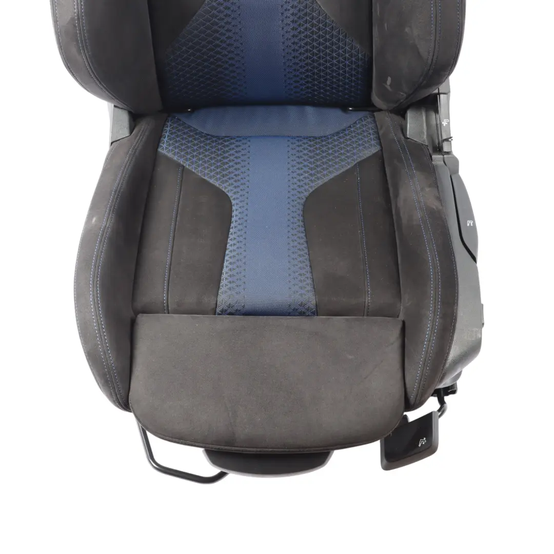 Front Left N/S Interior Heated Trigon Alcantara Black to BMW F40 M Sport Seat with Part number 5A1CBA5 BMW F40 M Sport Seat Front Left N/S Interior Heated Trigon Alcantara Black - SKU 5A1CBA5 - Part number 5A1CBA5