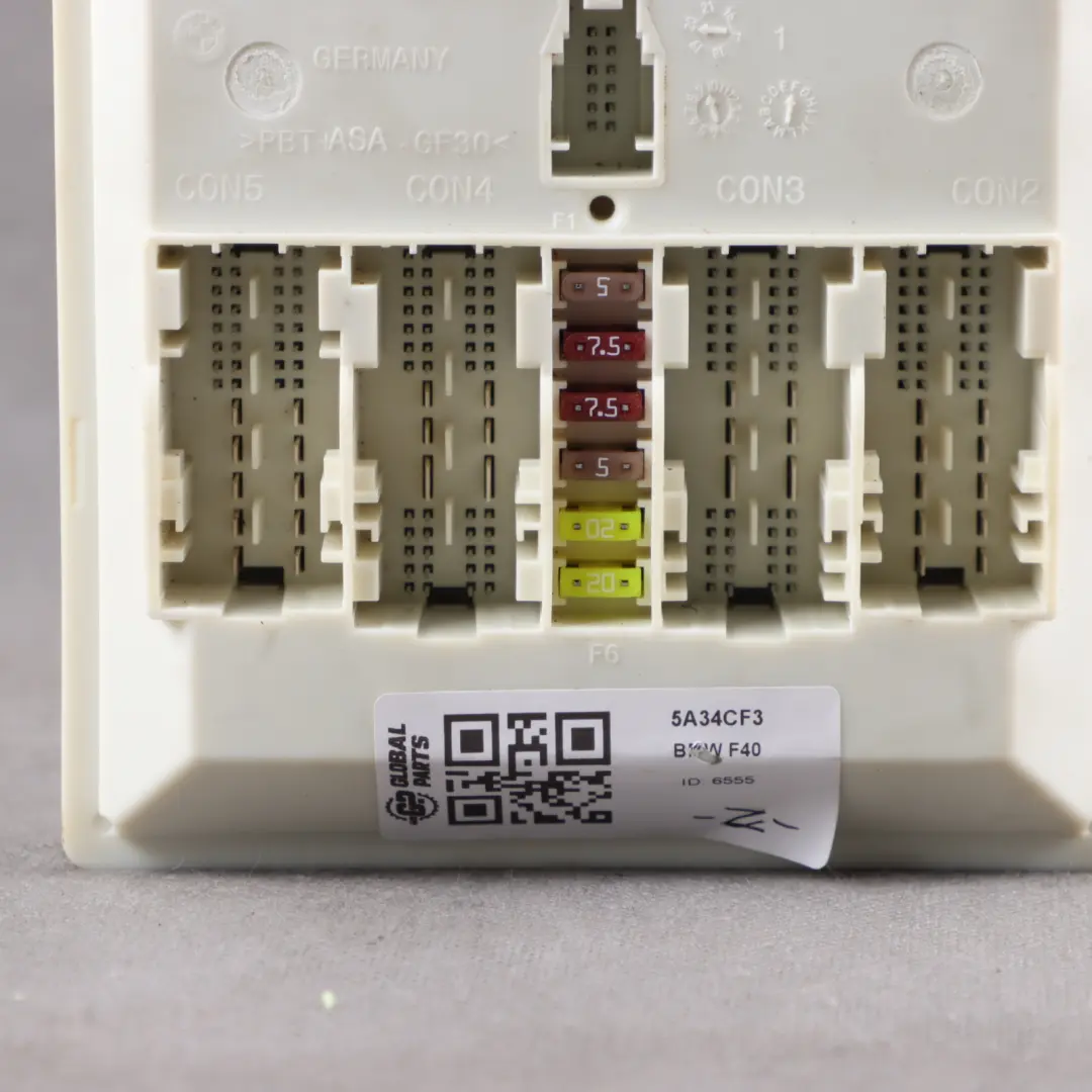 Body Domain Controller BDC Control Unit Module ECU to BMW F40 with Part number 5A34CF3 BMW F40 Body Domain Controller BDC Control Unit Module ECU - SKU 5A34CF3 - Part number 5A34CF3