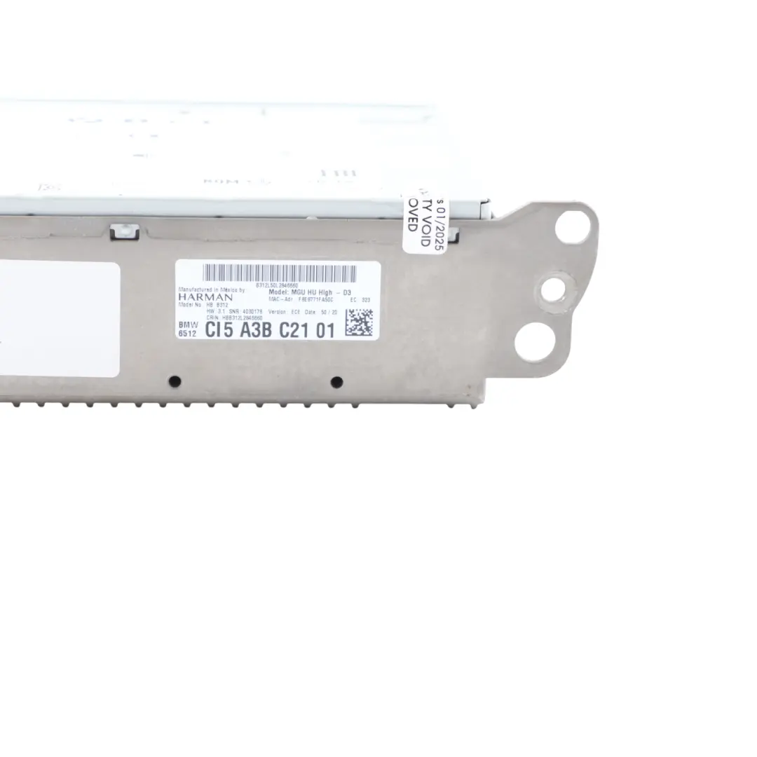 BMW F98 X4M G30 G31 LCI Multimedia MMI Head Unit 2448971 - SKU 5A3BC21 - Part number 5A3BC21