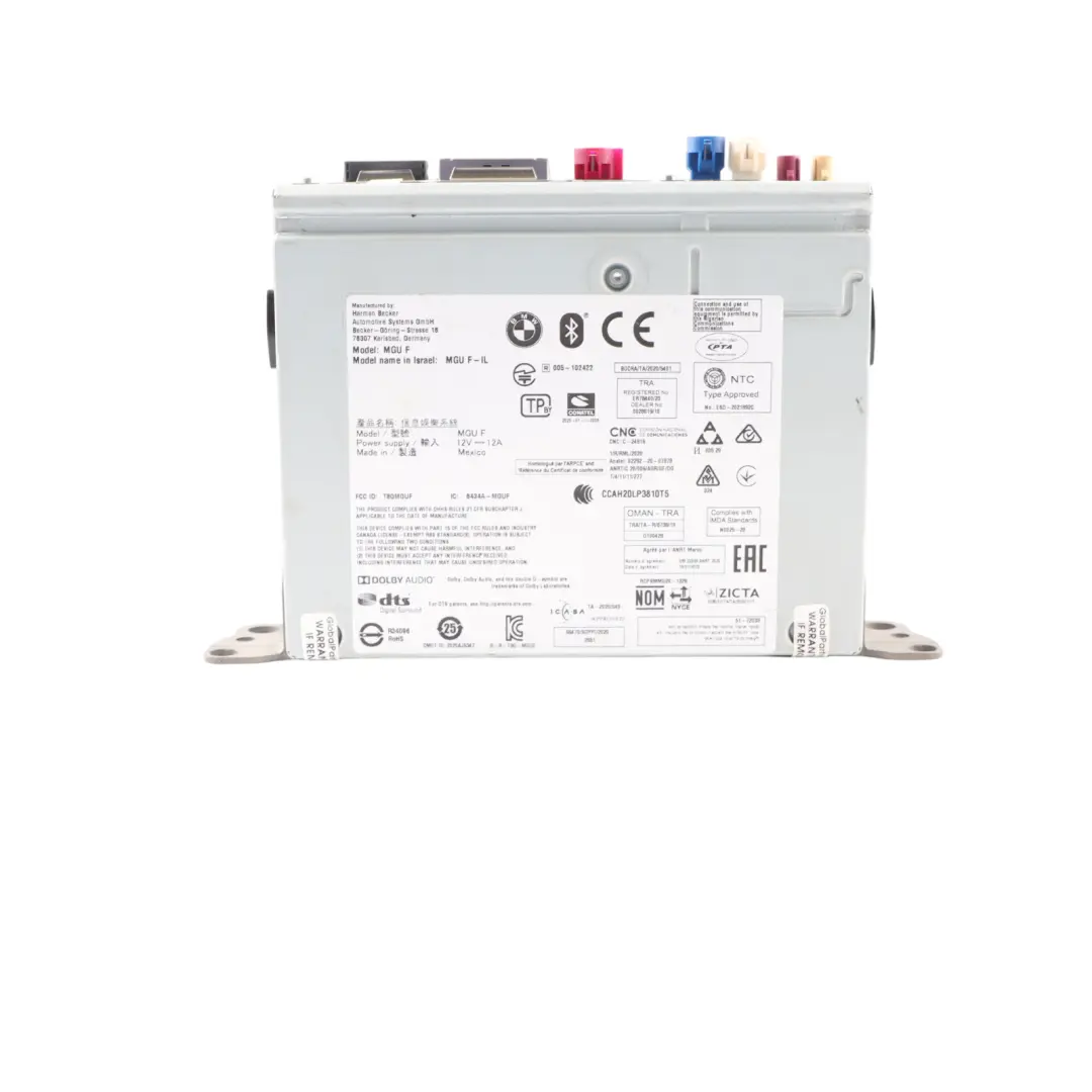 BMW F98 X4M G30 G31 LCI Multimedia MMI Head Unit 2448971 - SKU 5A3BC21 - Part number 5A3BC21