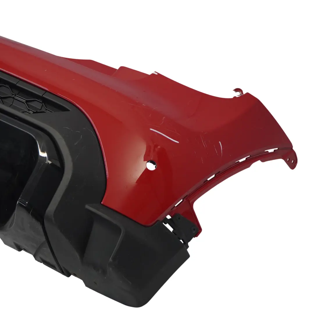 Mini F56 F57 LCI Rear Bumper Trim Panel Covering Chili Red - 851 - SKU 5A3C949-CHRED - Part number 5A3C949